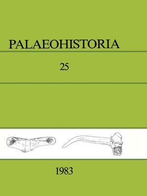 cover image of Palaeohistoria 25 (1983)